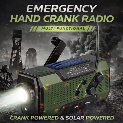 PowerCast Elite – Radio de emergencia 4 en 1