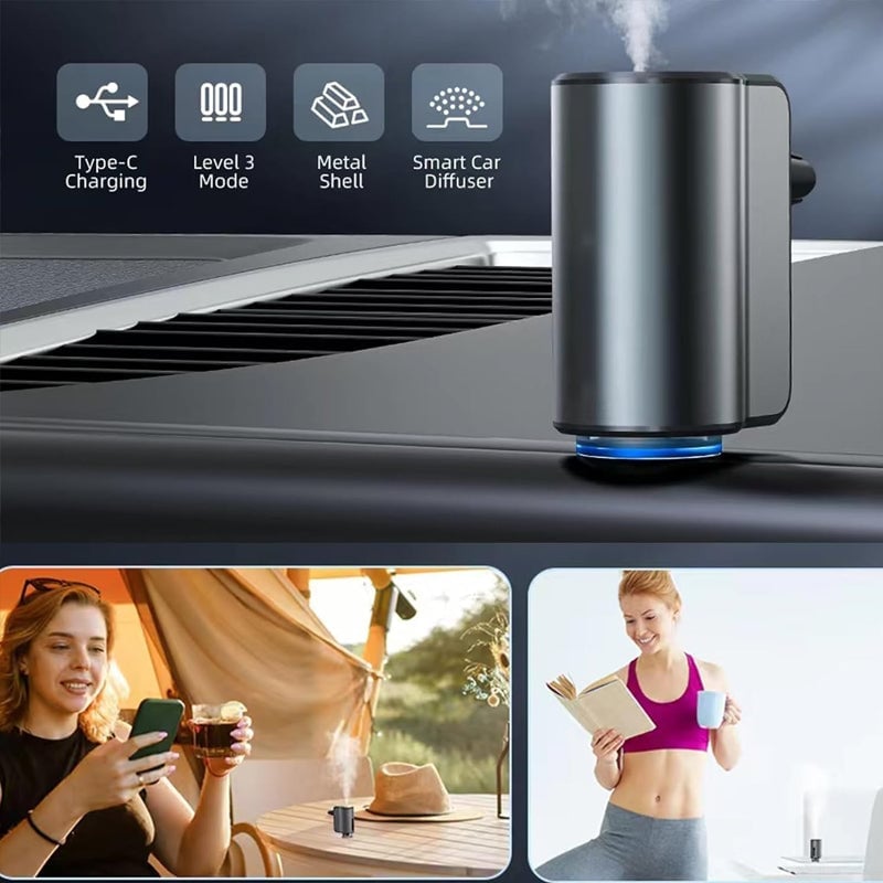 AutoScent – Difusor ambientador portátil para coche