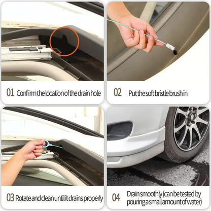 DrainFixPro – Desatascador de drenajes de techo corredizo de automóviles