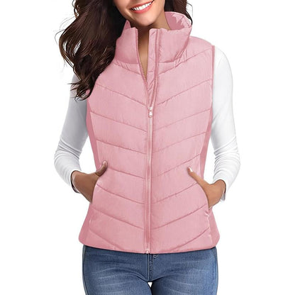 Warmora – Ärmellose Slim-Fit-Winterweste