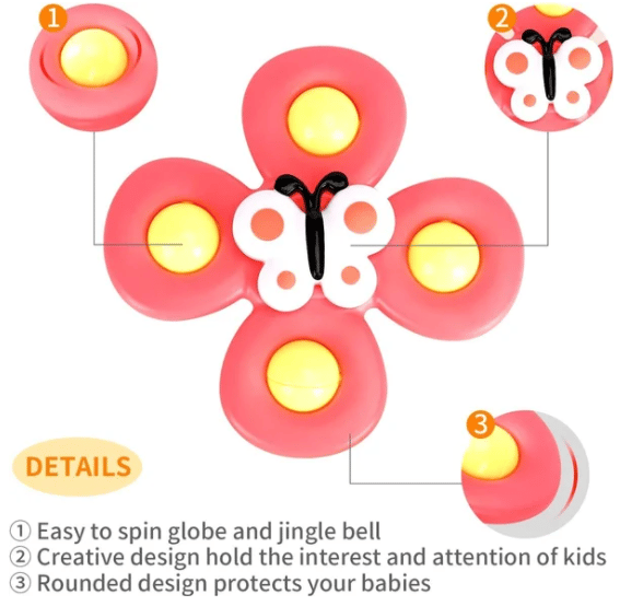 SpinBloom – Juego interactivo de spinners para bebé