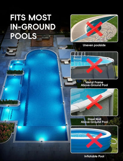 PoolShine – Luz ambiental junto a la piscina con energía solar