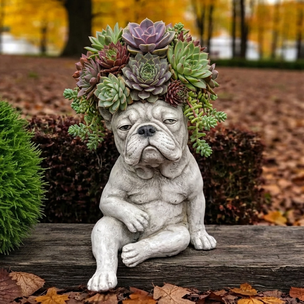 BullyPot – Dekorativer Hunde-Blumentopf