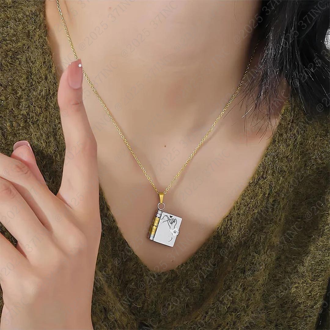 HeartWords - Collar Libro Abrible