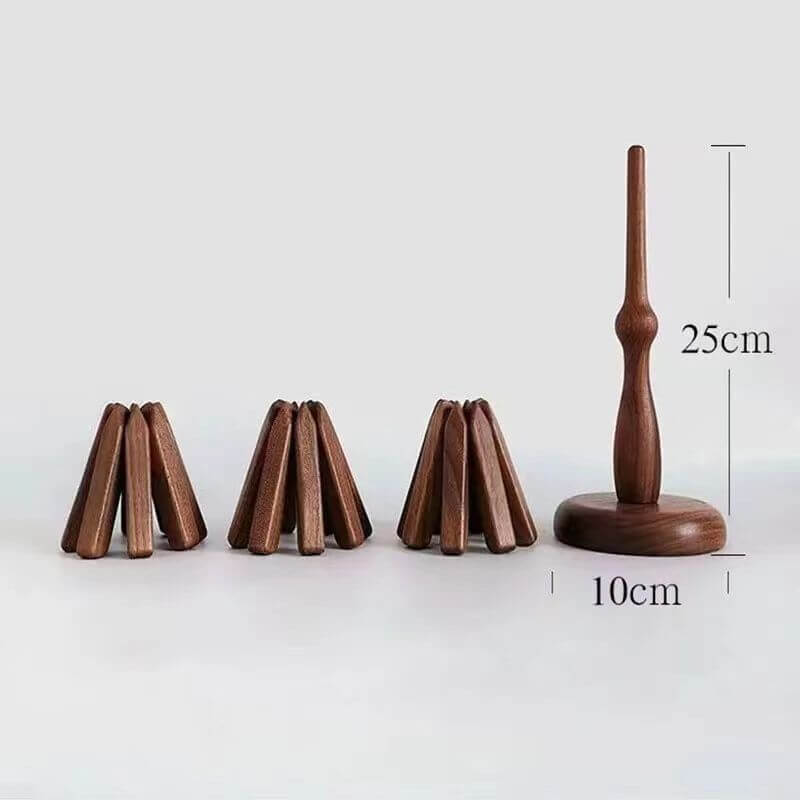 Tapete artístico de nogal