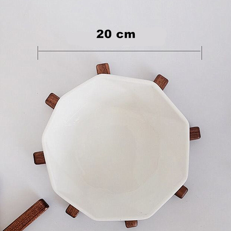 Tapete artístico de nogal