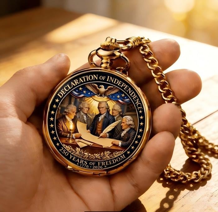 LibertyChrono – Reloj de Bolsillo 250 Aniversario de EE. UU.