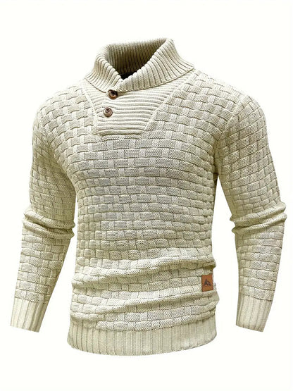Leo-Strickpullover mit Knopfleiste | ALEVITA