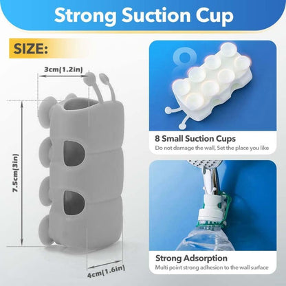 GripFix – Soporte de silicona con ventosa para ducha