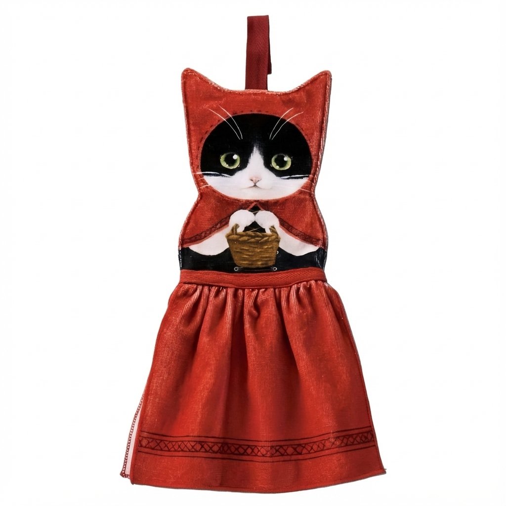 PurrfectlyClean – Toallas de mano con estampado de gatos de lo más divertidas