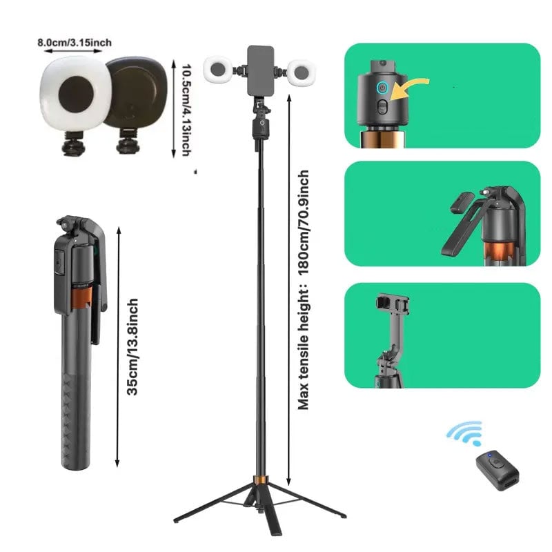 VibeTrack – Intelligenter Selfie-Stick für flüssige automatische Aufnahmen