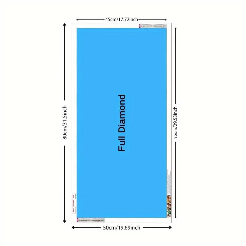 DiamondCraft – DIY 5D-Diamant-Malset „Amerikanische Flagge“