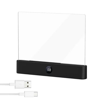 NightLume – Lámpara de Lectura LED Recargable Transparente