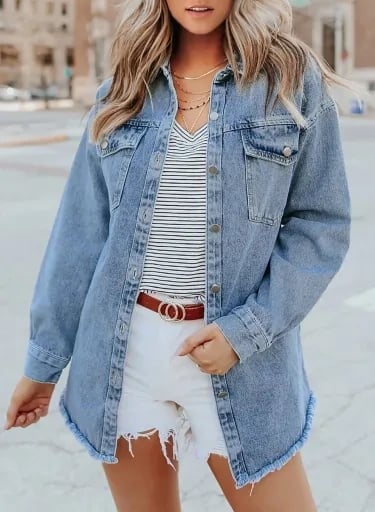 UrbanChic – Chaqueta vaquera con estilo para mujer