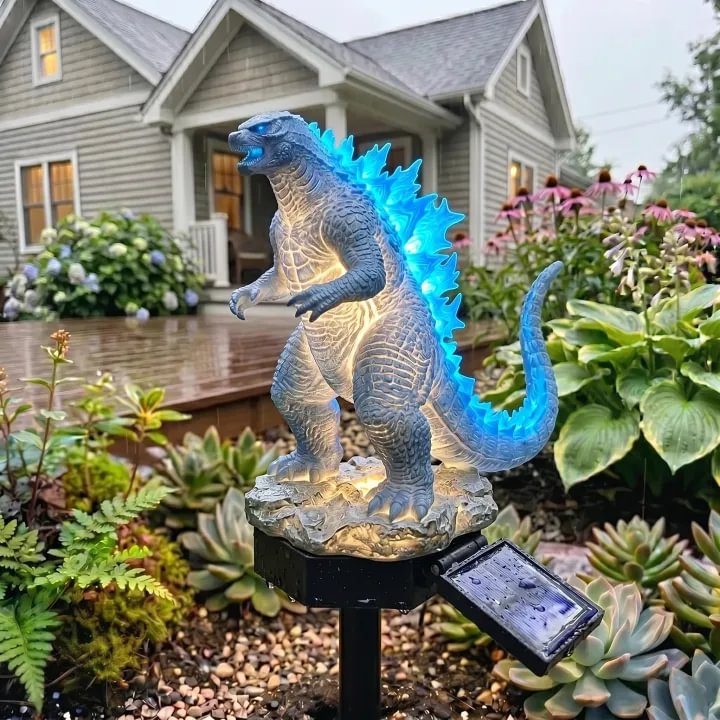 TitanFlame – LED-Solar-Monster-Gartenleuchte