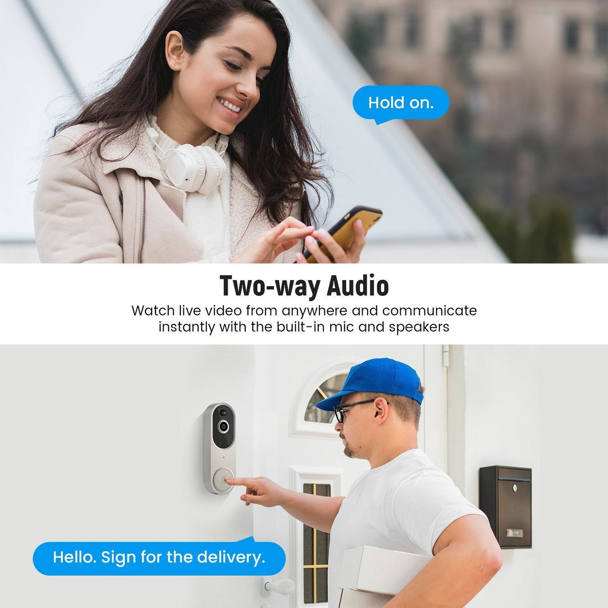 GuardCam – Sistema de seguridad inteligente HD con timbre