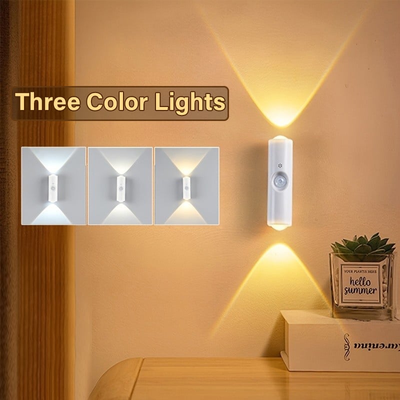 AquaGlow – Luz ambiental LED inteligente recargable con sensor de movimiento