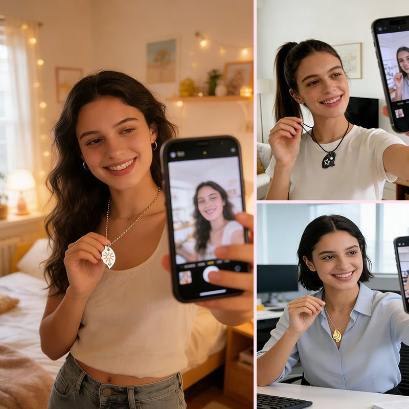 LunaLink – Colección de collares simbólicos para mejores amigas