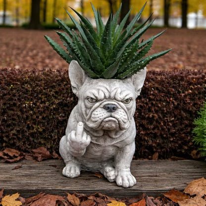 BullyPot – Dekorativer Hunde-Blumentopf