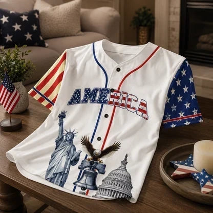 HonorNation – Camiseta de Béisbol Conmemorativa de 250 Años