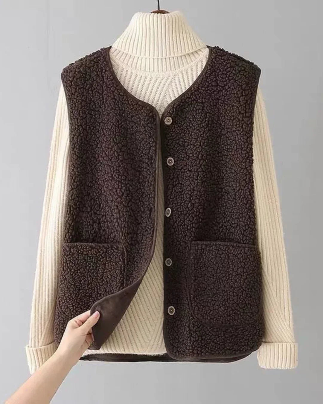 Solene™ – Pariser Wollstrickjacke für mühelose Eleganz