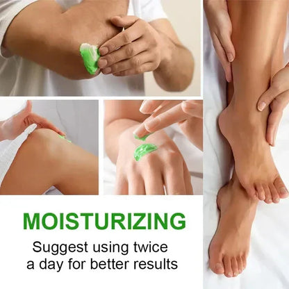 AloeSoothe – Crema hidratante para pies con aloe vera y árbol de té