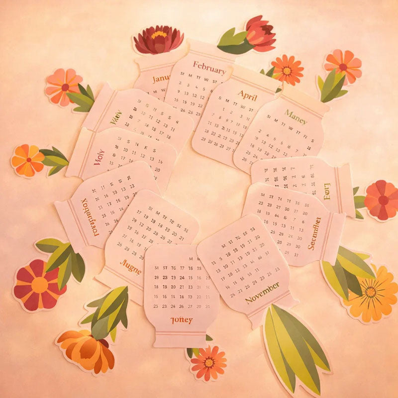 BloomDesk – Blühender Schreibtisch-Blumenkalender