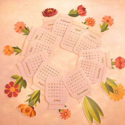 BloomDesk – Blühender Schreibtisch-Blumenkalender