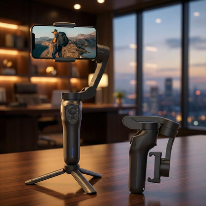 VibeShot: estabilizador con inteligencia artificial y seguimiento inteligente