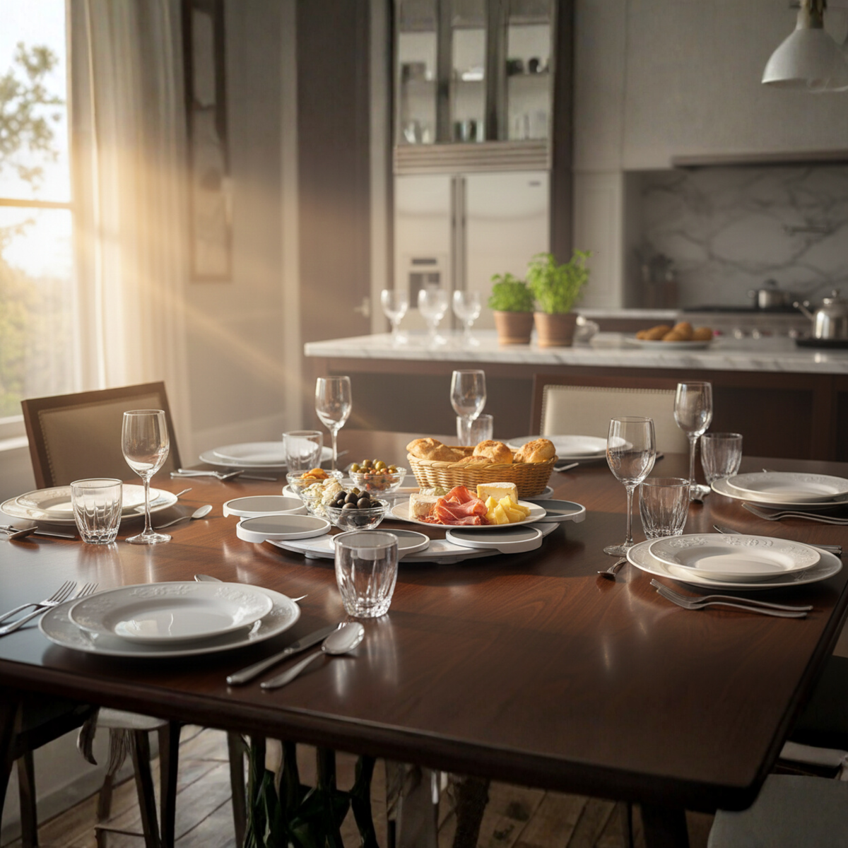 DineRound - Drehbarer Servierteller