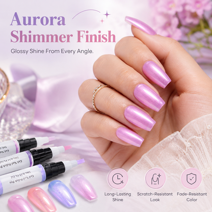 NailGlow Pro - Lápiz de Esmalte en Gel 5 en 1
