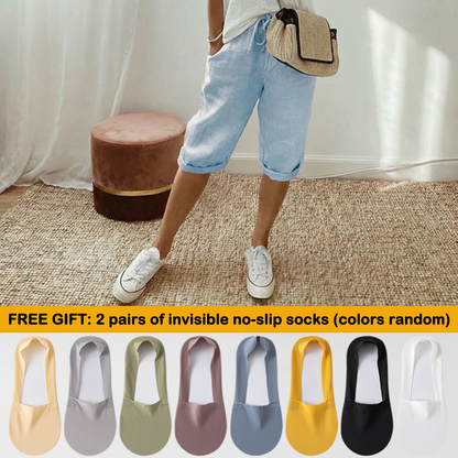 Florel – Atmungsaktive Caprihose mit Kordelzug
