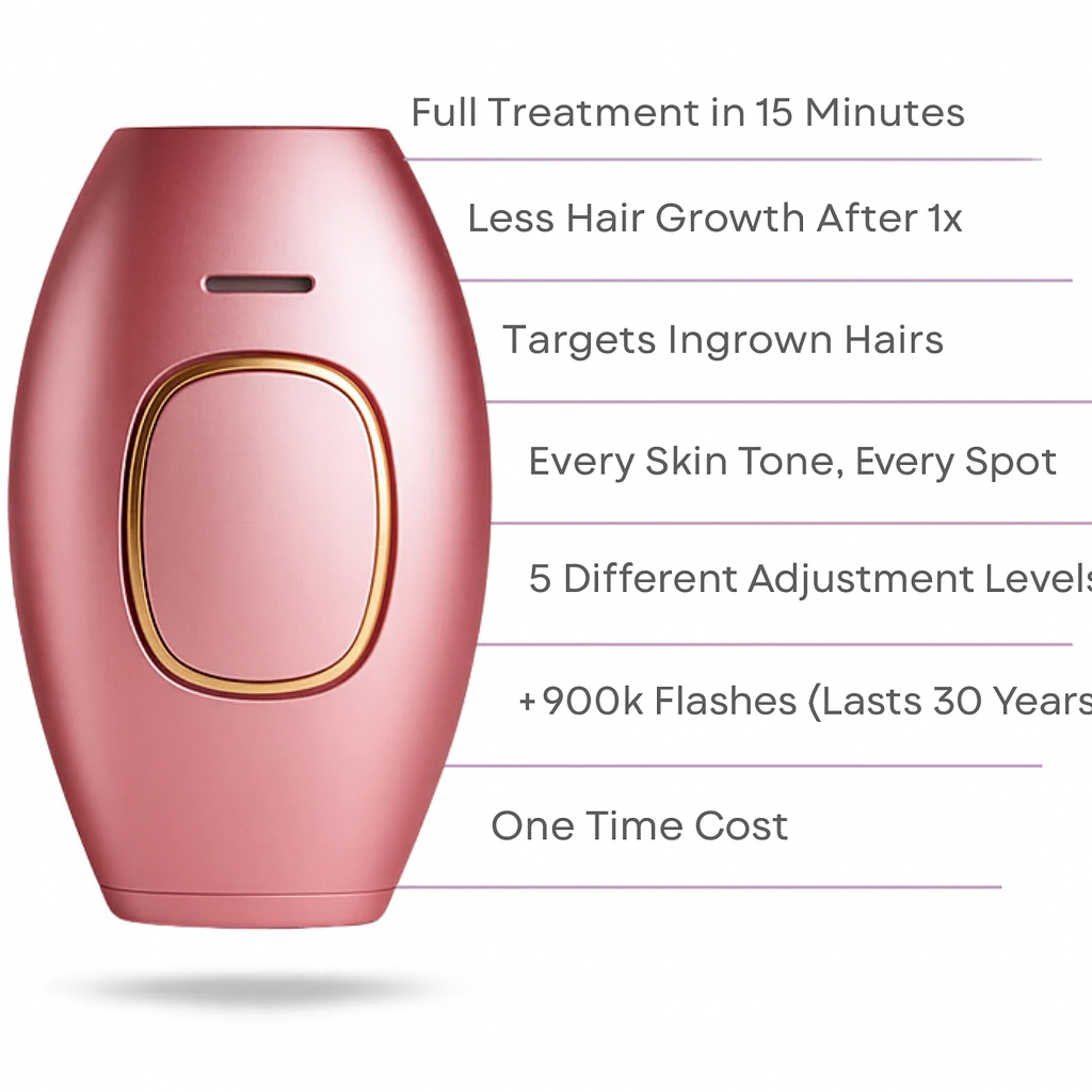 GlowEase - Depiladora IPL para una Piel Suave sin Esfuerzo