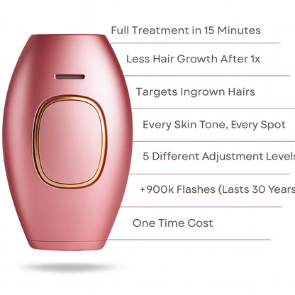 GlowEase - Depiladora IPL para una Piel Suave sin Esfuerzo
