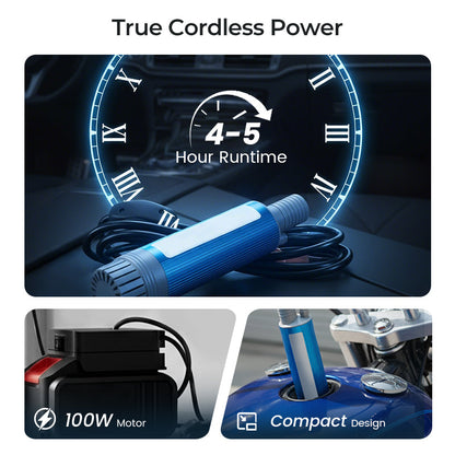 PowerPump Elite – Kit de transferencia de aceite y agua