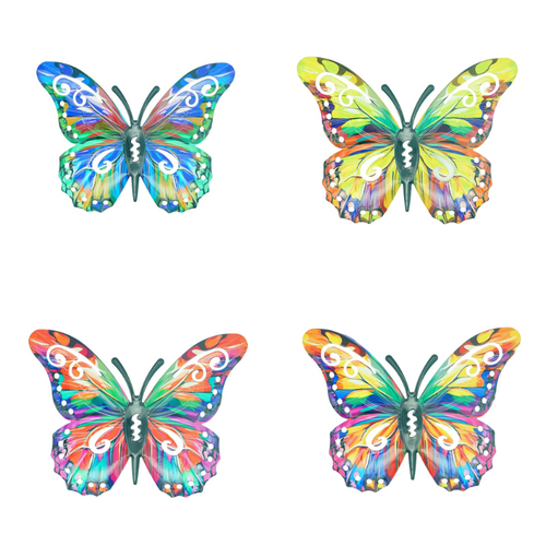 Butteriva – Arte de pared de mariposa metálica