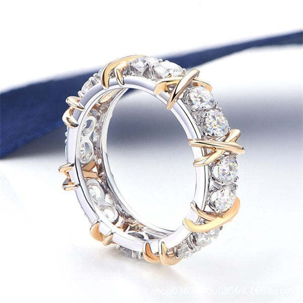 Moissanova – Anillo de Diamantes de Moissanita Magnetología