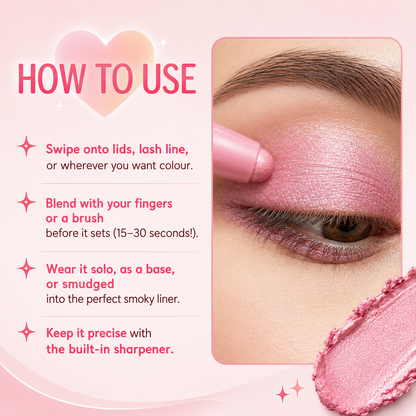 ColorLuxe – Sombra de ojos en barra impermeable de pigmento intenso