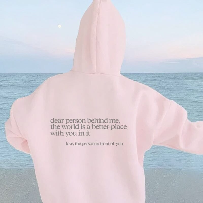 Sudadera WarmWords: bondad que puedes vestir