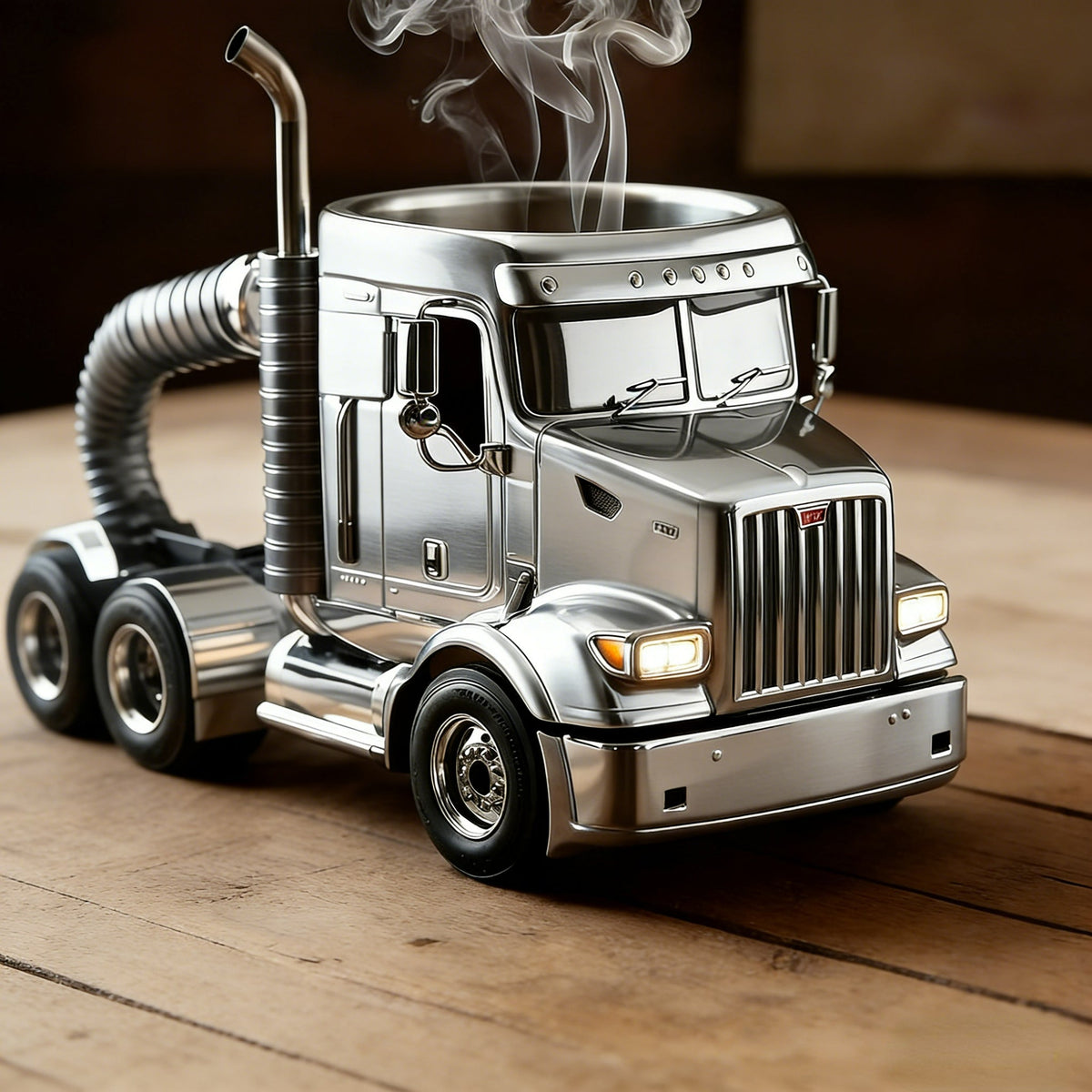 RoadKing Mug – Experiencia de café para semirremolques