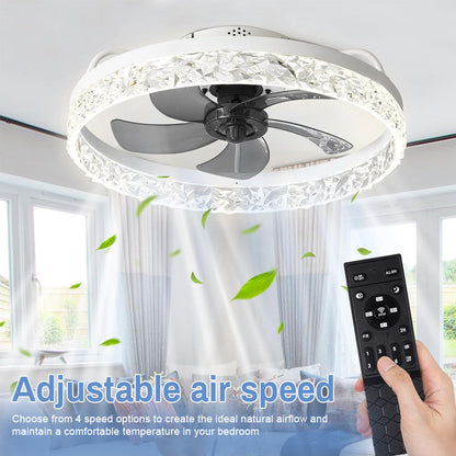 NightBreeze – Ventilador de techo silencioso con luz