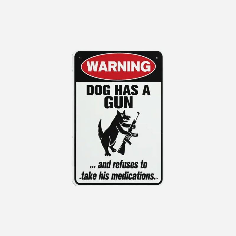 WittyGuard – Divertido letrero de advertencia para perros
