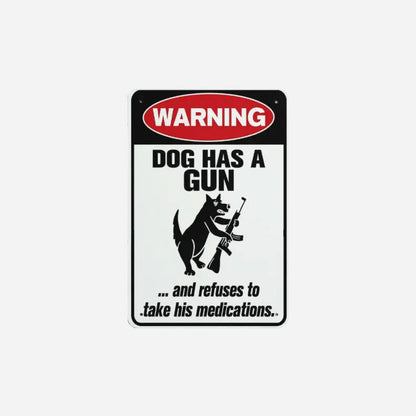 WittyGuard – Divertido letrero de advertencia para perros