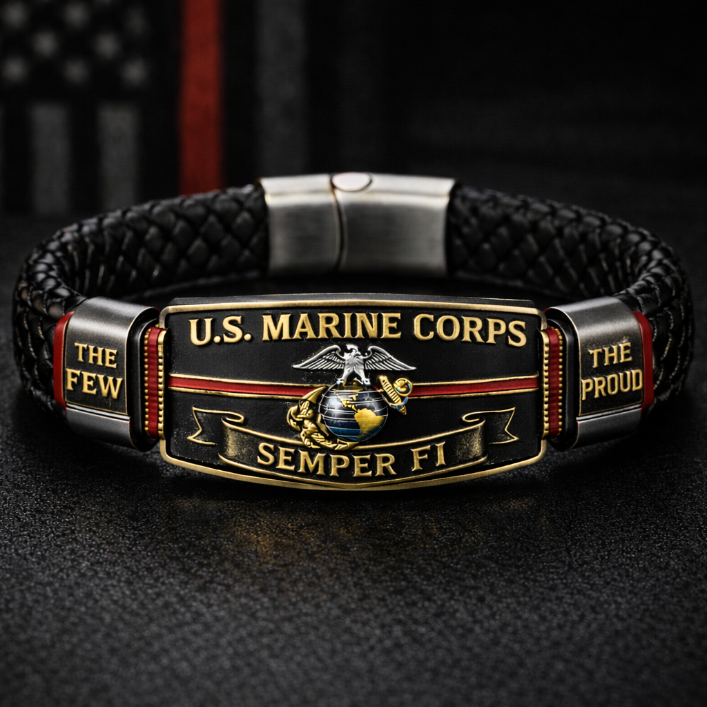 SemperValor – Pulsera Homenaje al Cuerpo de Marines de EE. UU.