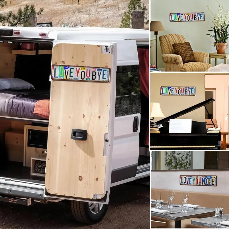 DecoTin – Arte de pared de metal estilo vintage