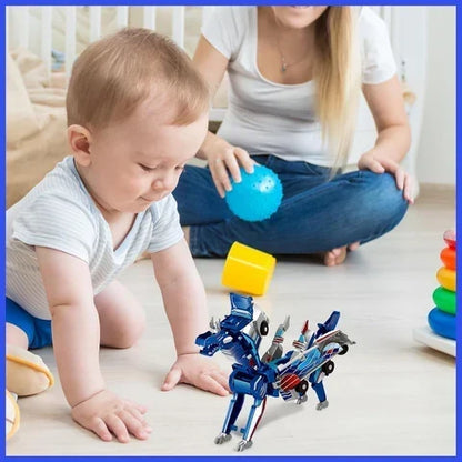 RoboDino – Juguete de coche y dinosaurio transformable 2 en 1