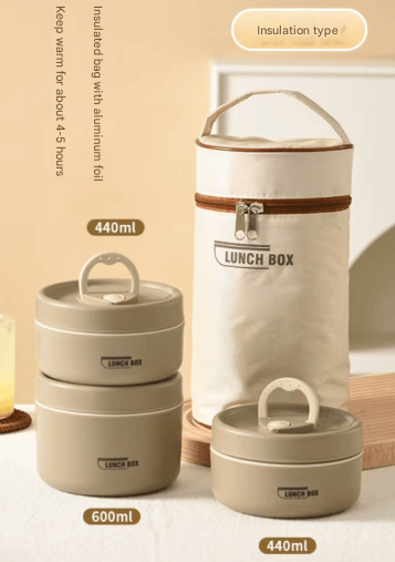 FreshMate – Set de Contenedores Térmicos Portátiles para Almuerzo