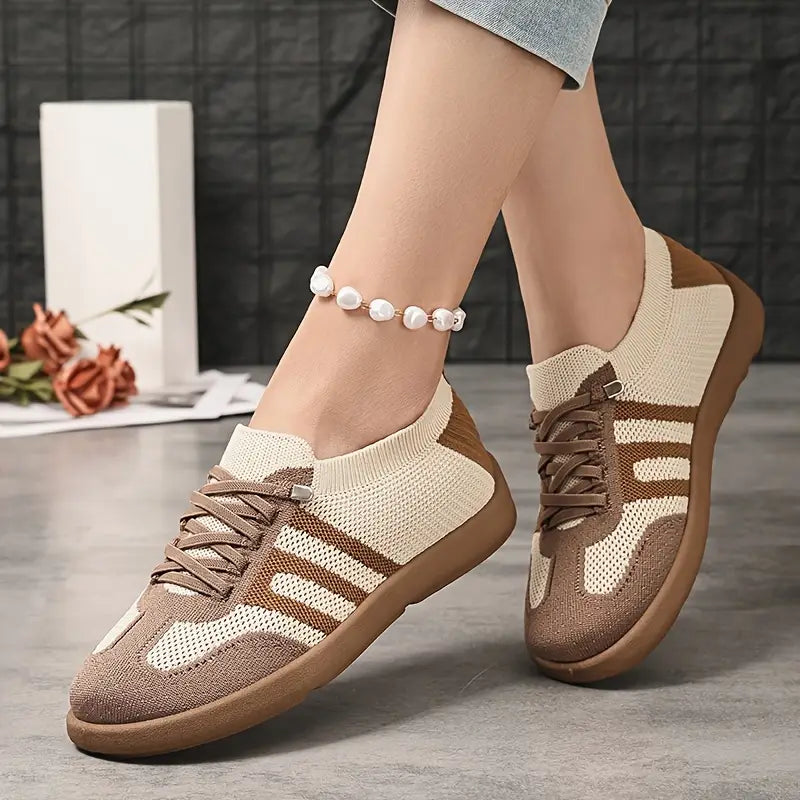 ErgoNova™ – Orthopädischer Damen-Sneaker mit atmungsaktivem Strickgewebe