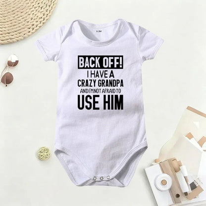 SnugglePrint – Traje de bebé con cita del abuelo