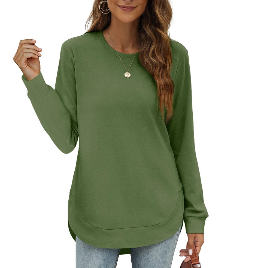 CurveFit – Weiches Crewneck-Sweatshirt für ganztägigen Tragekomfort